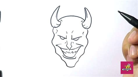 Devil Face Drawings