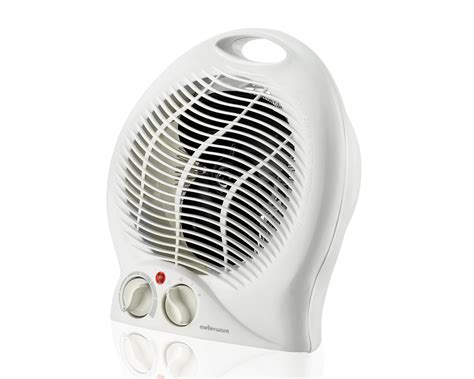 White Floor Fan Heater 35200 | Mellerware