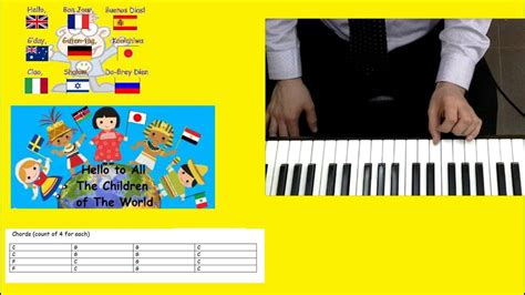 Piano Tutorial HELLO TO ALL THE CHILDREN OF THE WORLD - YouTube