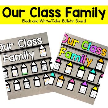 Our Class Family - Bulletin Board by Pineapple Studio Goods | TPT