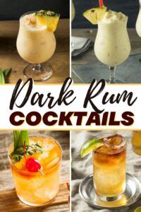 10 Classic Dark Rum Cocktails - Insanely Good