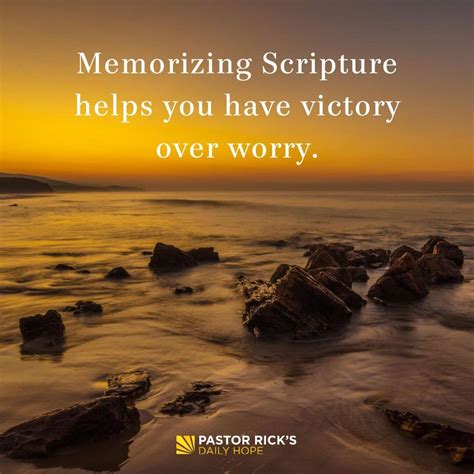 How and Why You Should Memorize Scripture - Pastor Rick's Daily Hope