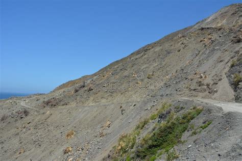 Big Sur Central Coast California Gorgeous Coastline Mud Creek Slide ...