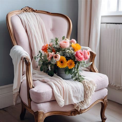 Armchair Flowers Room Living Free Stock Photo - Public Domain Pictures