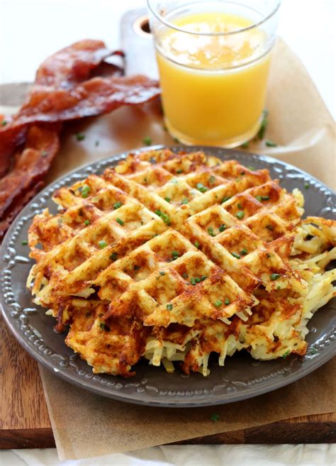 Cheesy Waffled Hash Browns | Dash of Savory | Cook with Passion