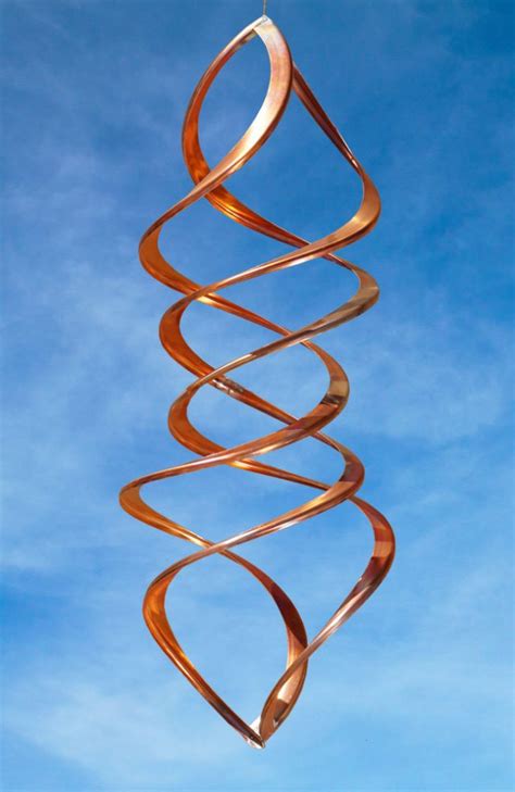 Handcrafted “Vortex” Copper Wind Sculpture – Wind Fire Water