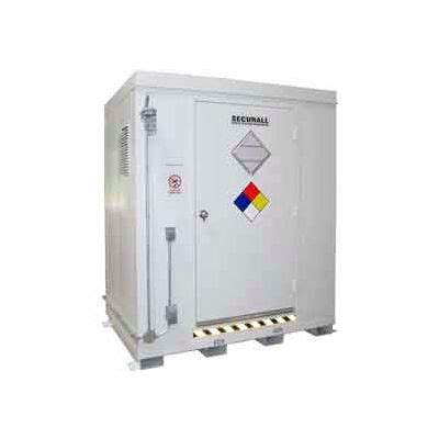 Flammable-OSHA Cabinets | HazMat Storage Buildings | Securall® 7'W x 5'D x 8' 4"H Agri-Chemical ...