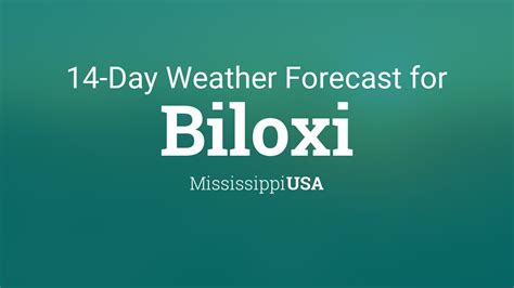 Biloxi, Mississippi, USA 14 day weather forecast