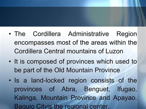 Cordillera administrative region