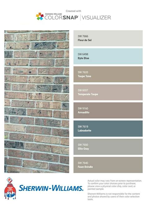 Brick Exterior House Color Schemes