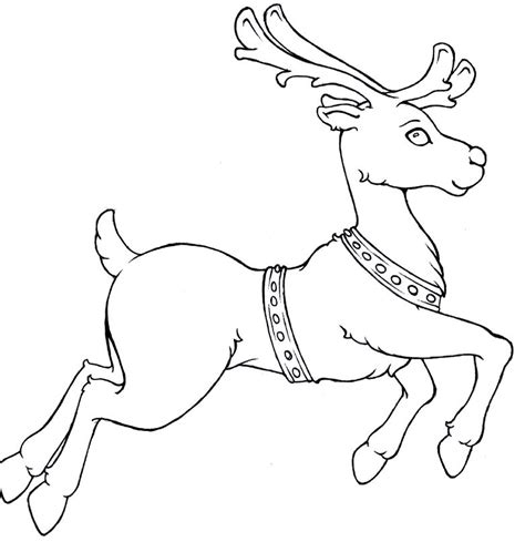 Reindeer Cute Enjoy selection Cute Christmas Coloring Pages - pixie blog