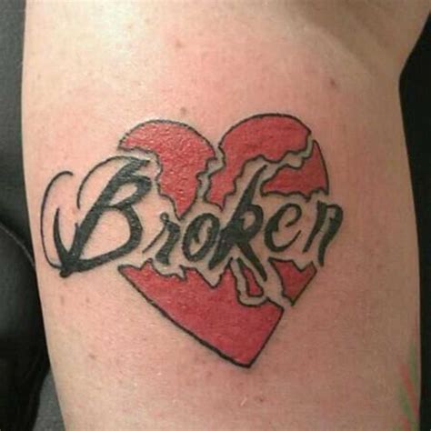 Broken Heart Tattoo Meaning Designs and Ideas – neartattoos