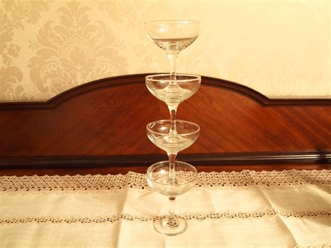 Vintage Champagne Glasses