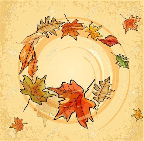 Vector vintage background with autumn leaves | Background vintage, Autumn leaves, Vintage