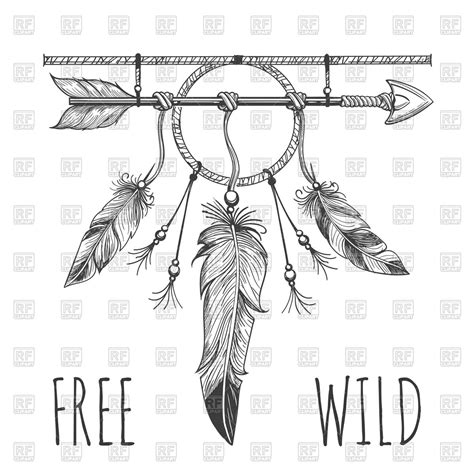 Native American Arrow Drawing at PaintingValley.com | Explore collection of Native American ...