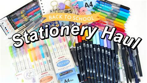 Huge Back to School Stationery Haul | Stationery Pal 💕 - YouTube