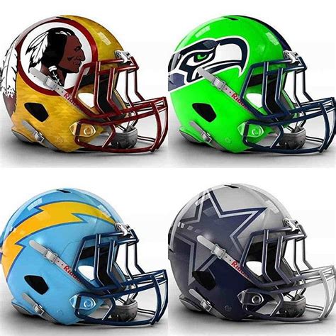 32 Futuristic NFL Helmet Concept Designs That Are 110% Cool http://goo.gl/z9IIOG www ...