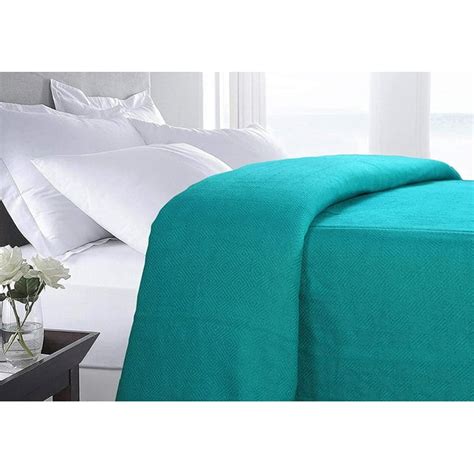 Eurotex Luxury Cotton Blankets for King Size Bed | All-Season Cozy 100% ...