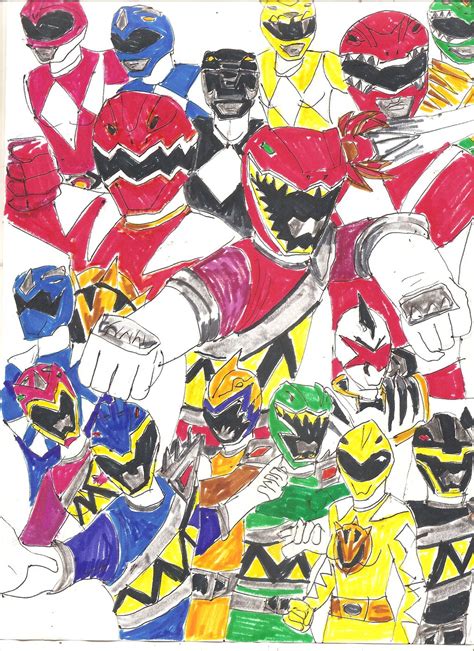 Power Rangers Dino Charge Drawing at GetDrawings | Free download