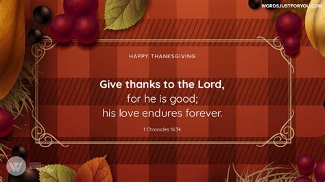 Thanksgiving Bible Verses » WordsJustforYou.com - Original Creative ...