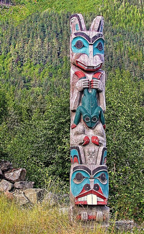 Ketchikan Alaska Totem Pole by Bellesouth Studio