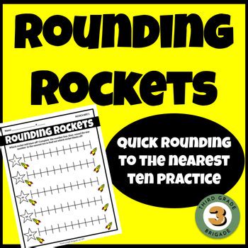 Rounding Rockets (rounding to the nearest ten) by Third Grade Brigade