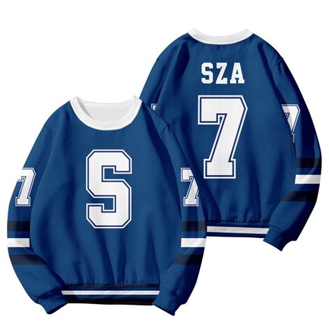 SZA Tour JERSEY SOS Blind New Album Merch Blue Sweatshirt Women/Men ...