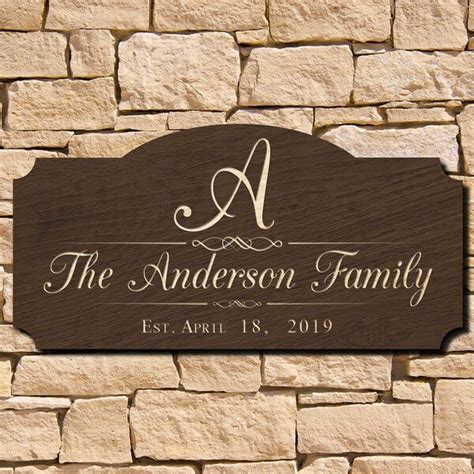 Winston Porter Personalized Family Name Sign Wall Décor & Reviews | Wayfair