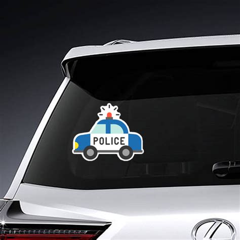 Police Car Sticker