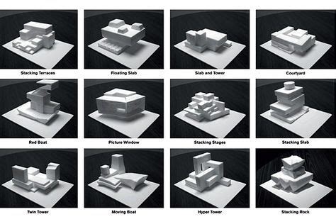 Massing Study | Conceptual model architecture, Concept models ...