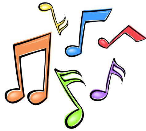 Colorful Music Note Clipart | Free download on ClipArtMag