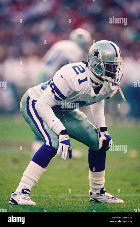 Deion Sanders of the Dallas Cowboys Stock Photo - Alamy