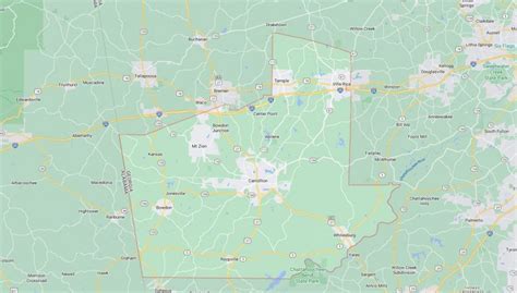 Cities and Towns in Carroll County, Georgia – Countryaah.com