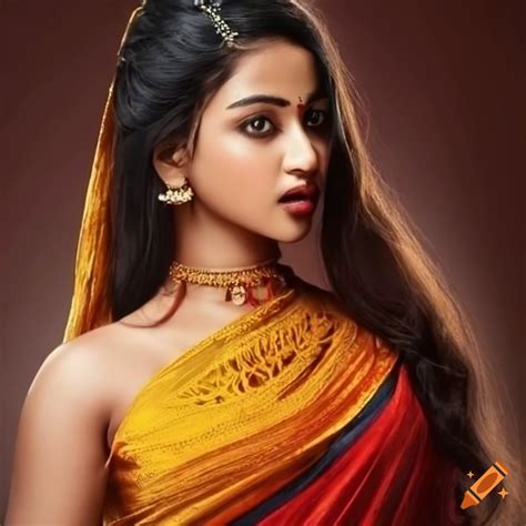 Indian girl wearing a saree