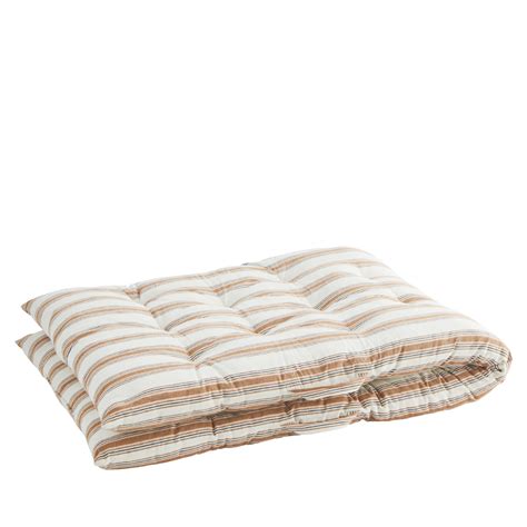Striped cotton mattress