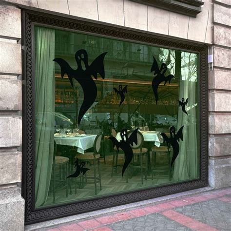 Seasonal window decoration for retail shops