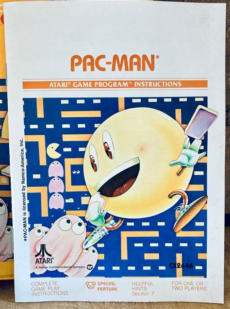 1981 Atari 2600 Video Game Pac-Man with Original Box & | Etsy