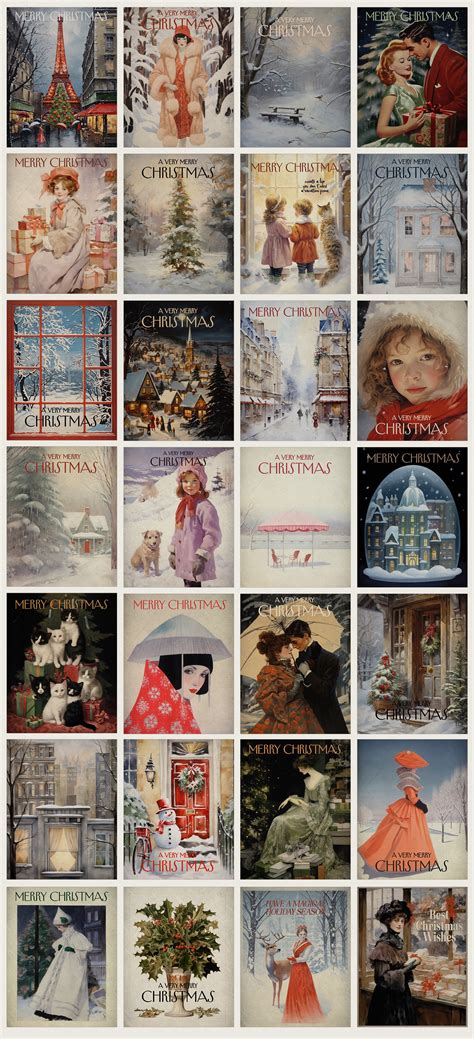 Vintage Christmas Posters - Design Cuts