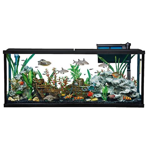 Top Fin Bowfront Aquarium & Stand Ensemble – 36 Gallon – Select Pet Shop