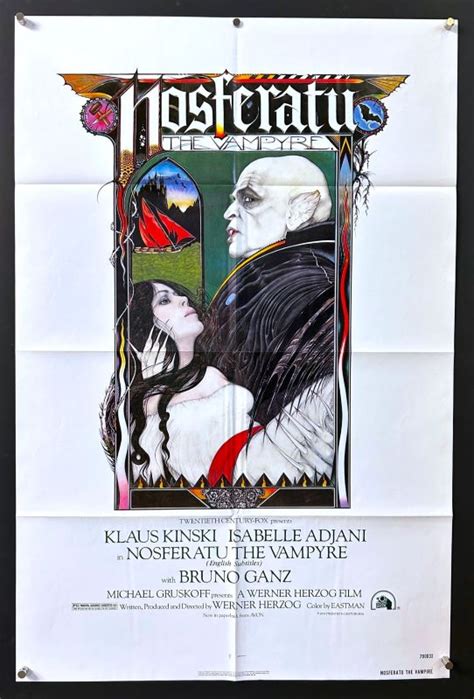 Nosferatu (1979) – Original One Sheet Movie Poster - Hollywood Movie ...