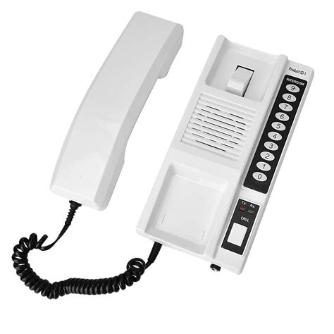 Telephone Intercom, 433Mhz Wireless Intercom System Calling Intercom Secure Interphone Handsets ...