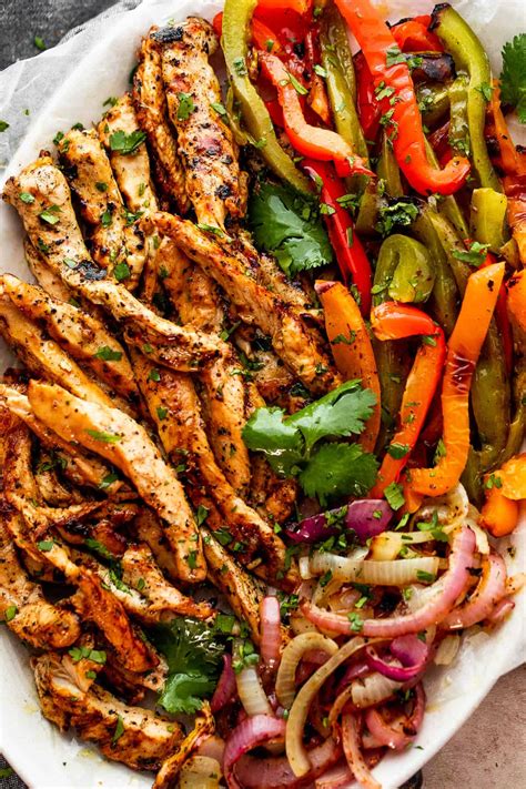 Simple Grilled Chicken Fajitas | Easy Weeknight Recipes