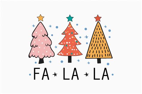 Christmas Fa La La La PNG Graphic by Dream Creation · Creative Fabrica