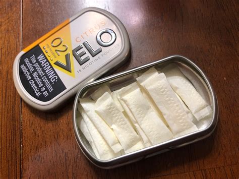 Velo (Nicotine Pouches) Mint & Citrus (2mg) - Review. 5 November 2019.