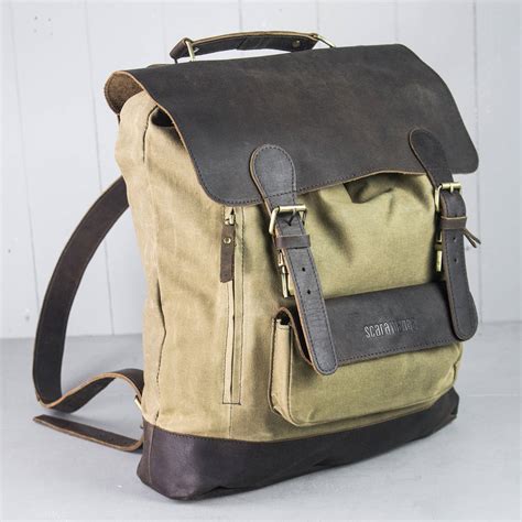 Canvas Leather Backpack Kenya | IUCN Water