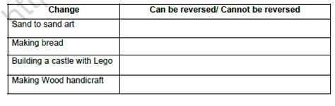 CBSE Class 6 Science Changes around us Worksheet Set B