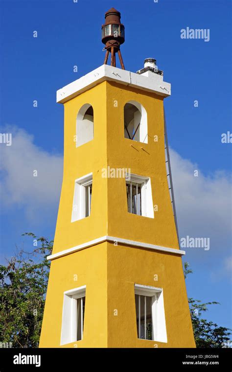 Lighthouse of Kralendijk, Bonaire, ABC Islands Stock Photo - Alamy