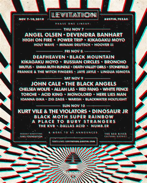 Levitation 2019 Shares Initial Artist Lineup - Stereogum