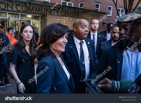 Governor Kathy Hochul Local Officials Husband Stock Photo 2217414103 ...