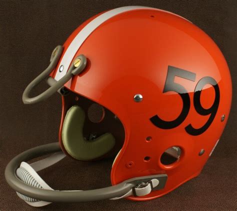 CLEVELAND BROWNS 1952-1959 NFL Authentic THROWBACK Football Helmet | eBay